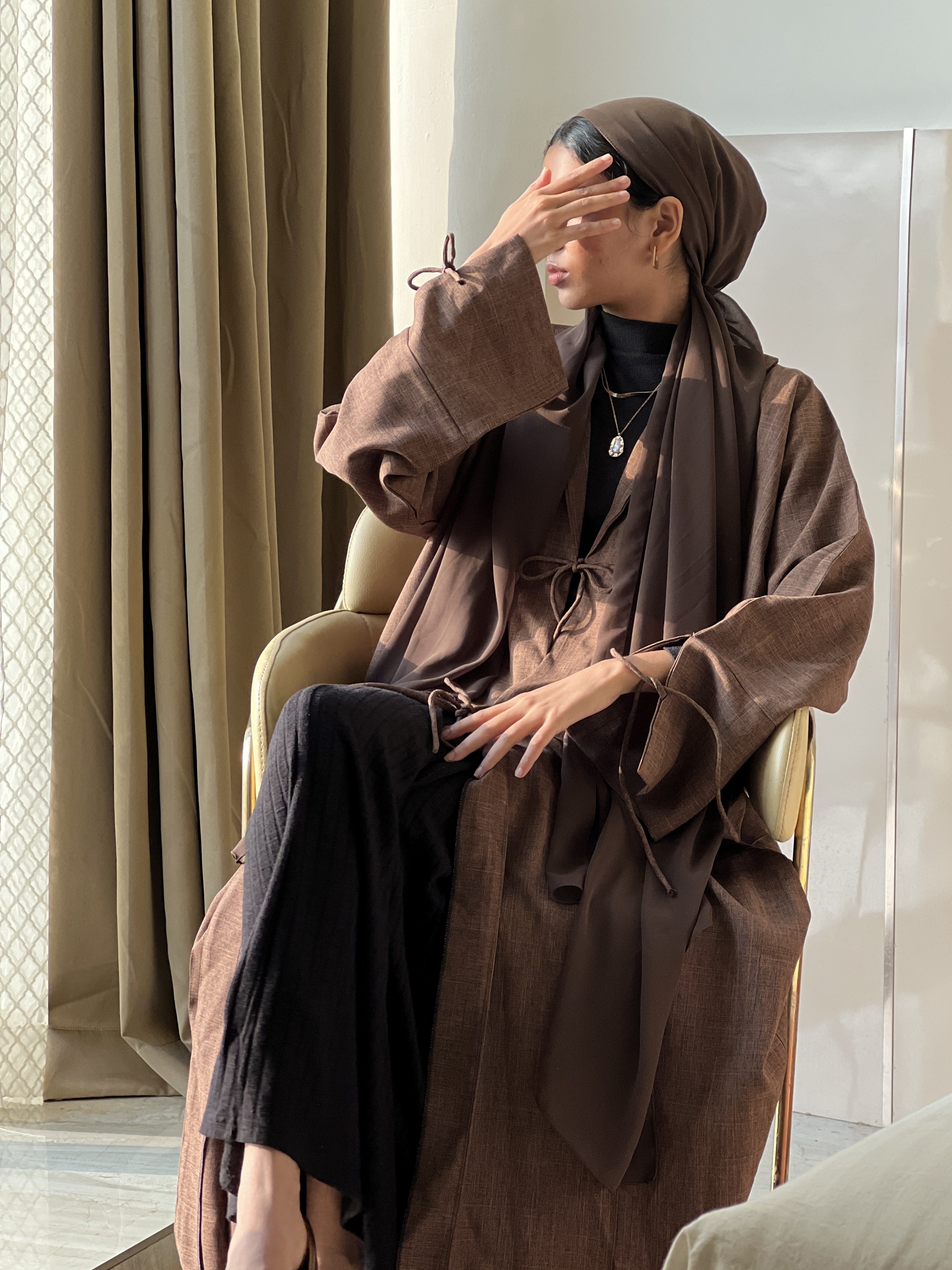 Ribbon Abaya